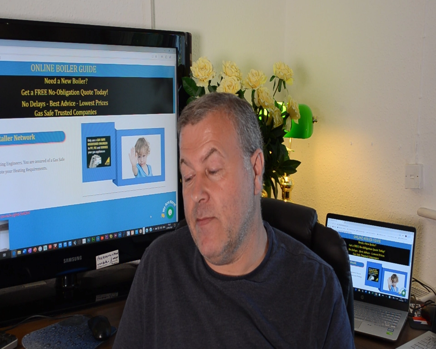 dave on video blog 2